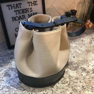 Dagne Dover Leather Ava Bucket Bag